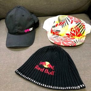 Oakley Hat Bundle ( 3 Hats + FREE Mystery Items)